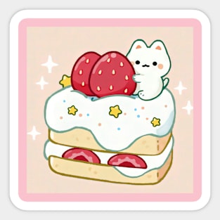 Yummy Cat Sticker